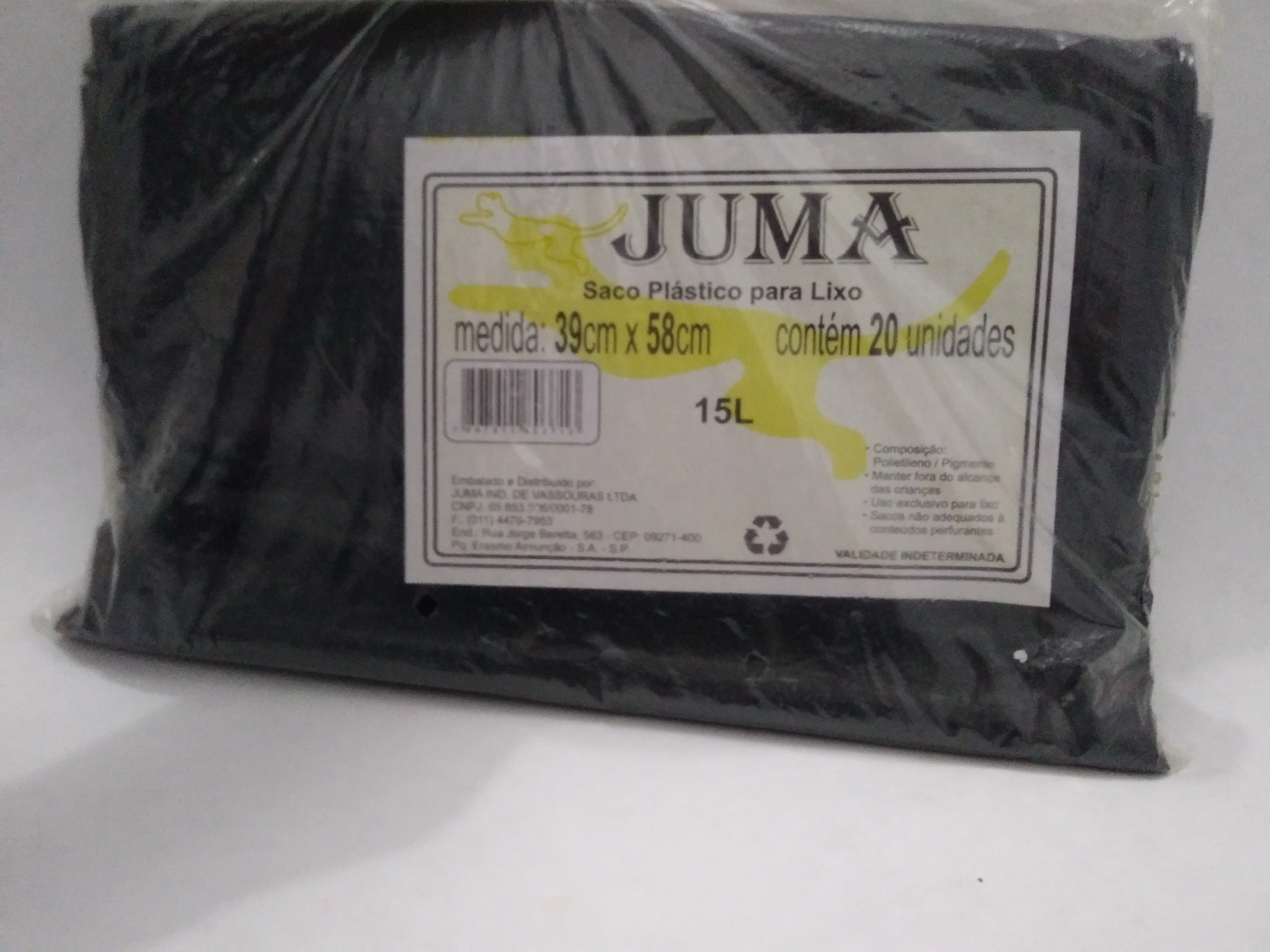 Saco De Lixo Juma 15l C/20