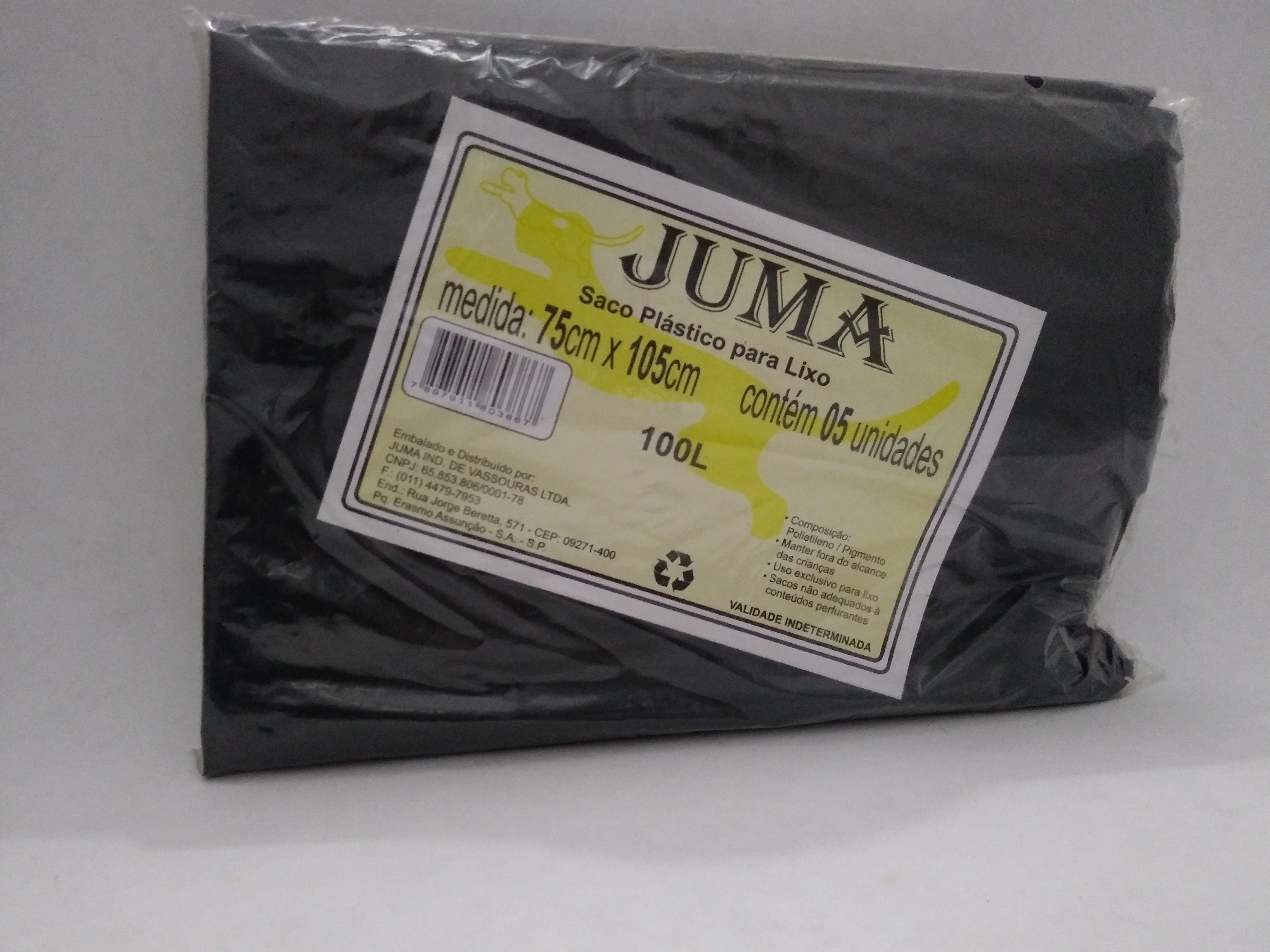 Saco De Lixo Juma 100l C/5