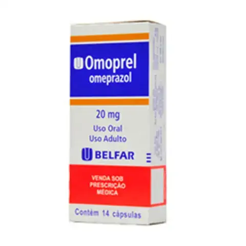 Omoprel 20 Mg 14 Cápsulas Belfar Similar