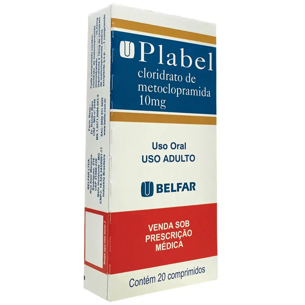 Plabel 10 Mg 20 Comprimidos Belfar Similar