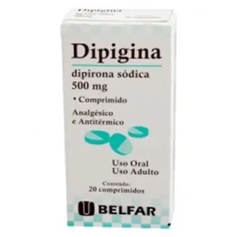 Dipigina 500 Mg 20 Comprimidos Belfar Similar
