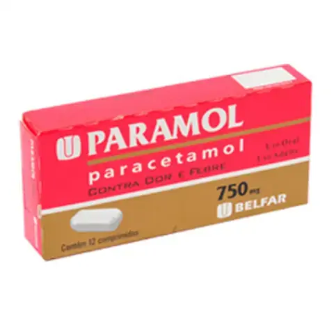 Paramol 750 Mg 12 Comprimidos Belfar Similar