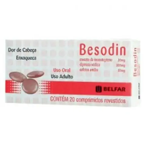 Besodin 30 Mg 300 Mg 30 Mg 20 Comprimidos Belfar Similar