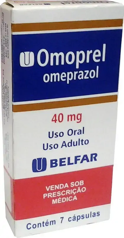 Omoprel 40 Mg 7 Cápsulas Belfar Similar