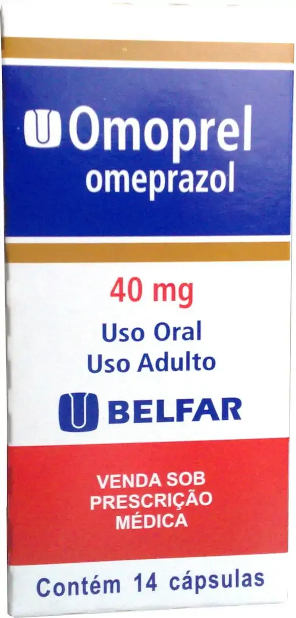 Omoprel 40 Mg 14 Cápsulas Belfar Similar