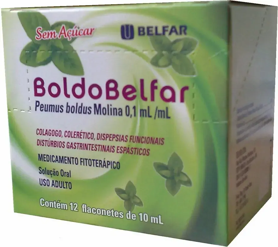 Boldo Belfar Caixa 12 Flac X