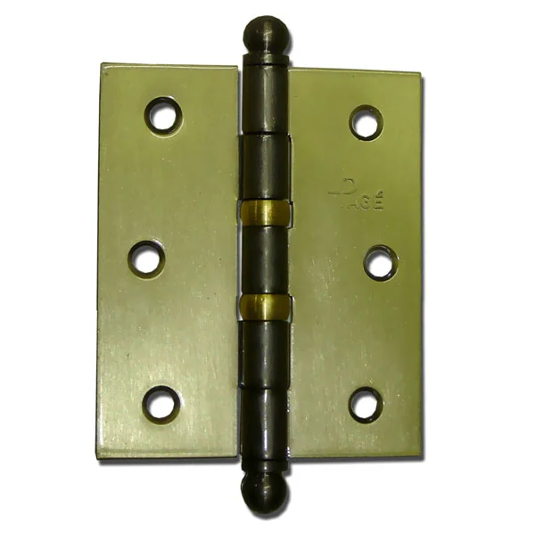 Dobradiça para Porta com Anel Antique até 18kg 3 peças