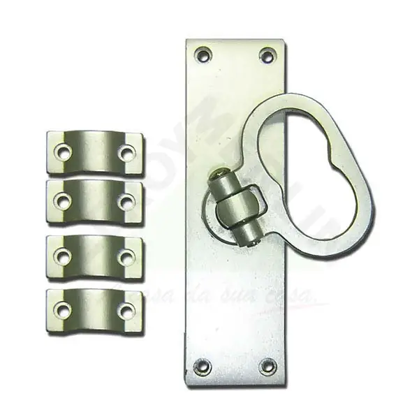 Cremona Cromado Acetinado 110x30mm Prata Ferragens Pagé