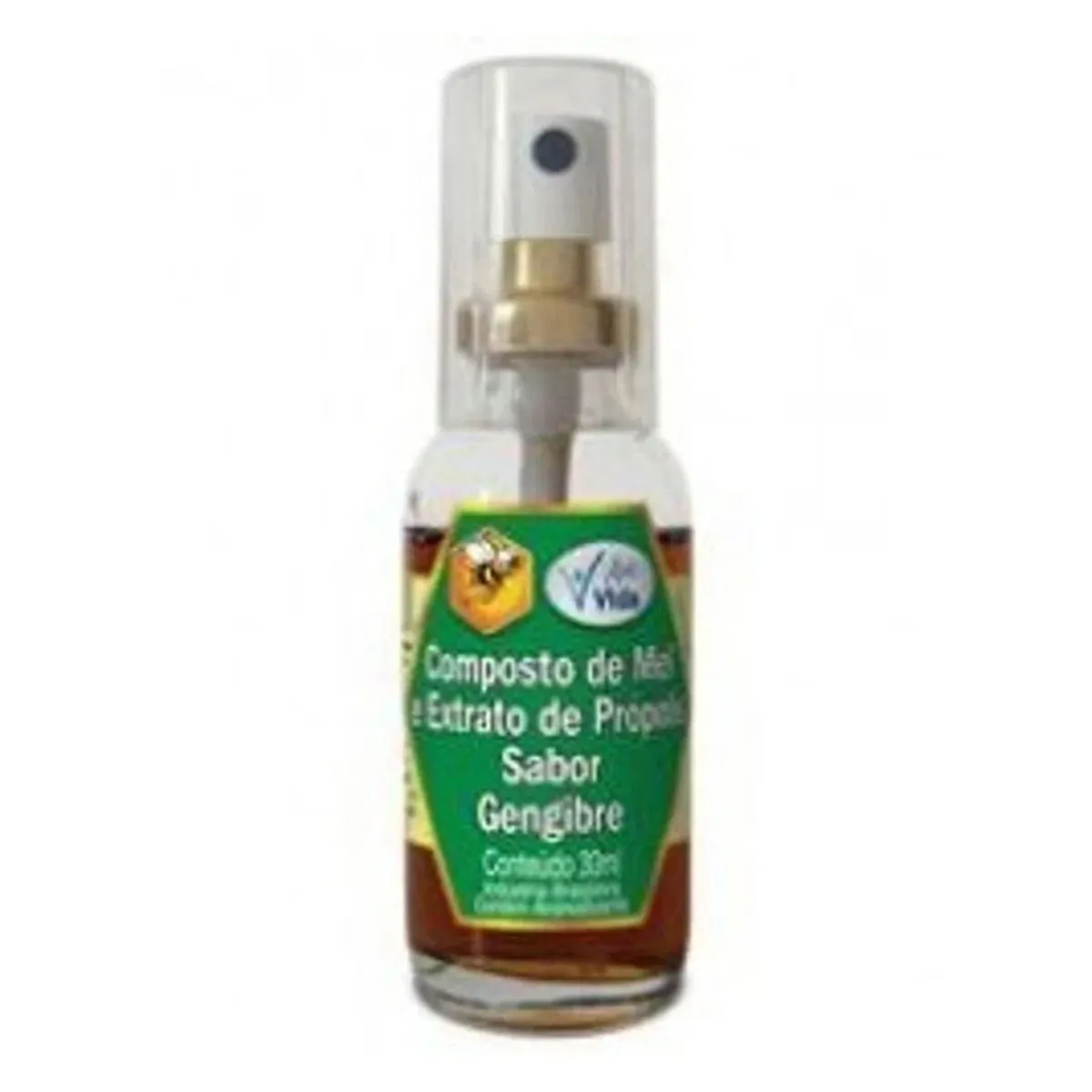 Composto De Mel E Extrato De Própolis Menta, Malva E Gengibre Apis Vida Frasco 30ml Spray