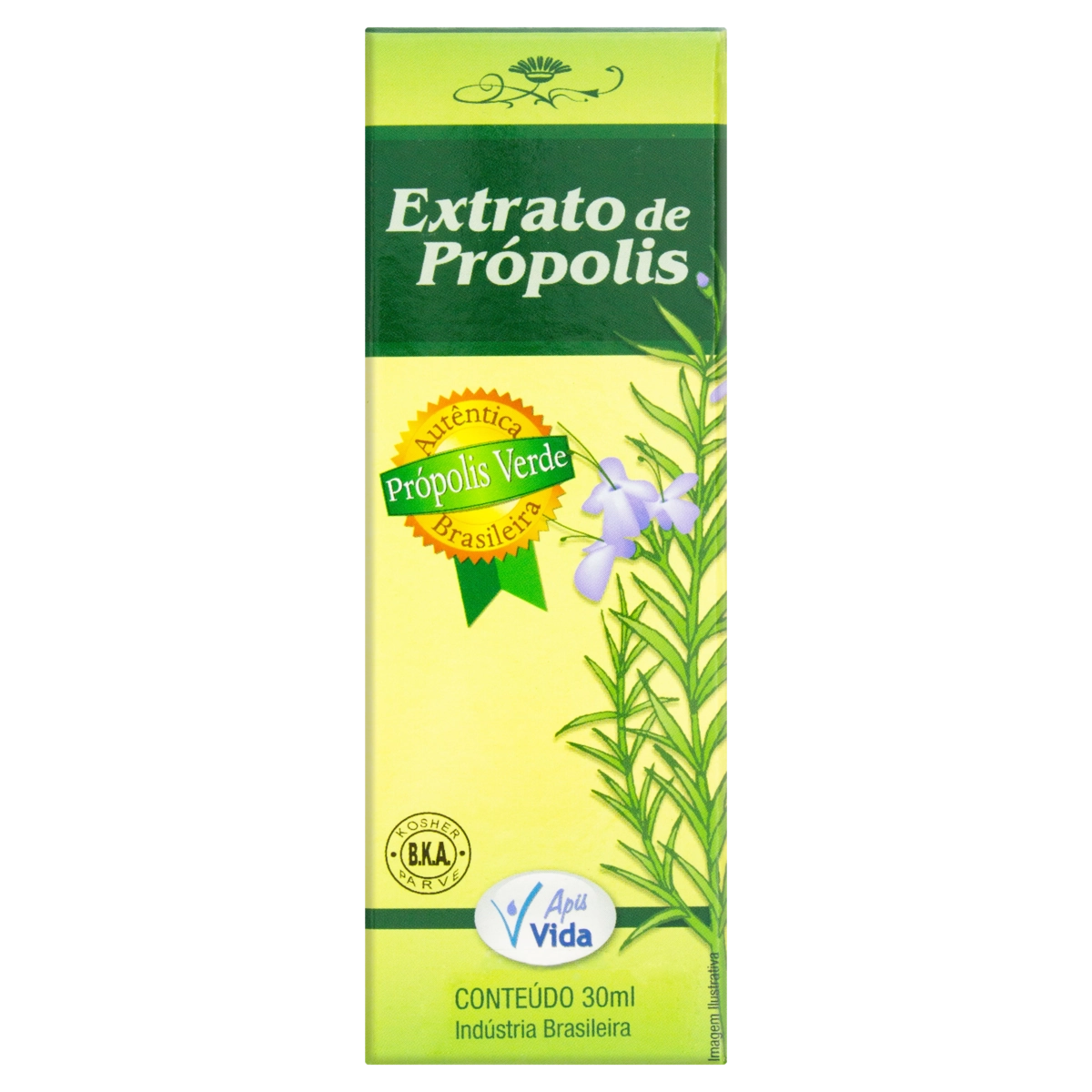 Extrato De Própolis Verde Apis Vida Propoflex Caixa 30ml Gotas