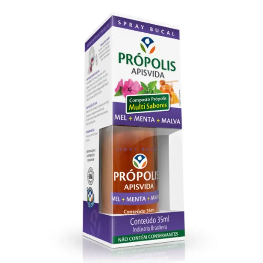 Propolis Spray Mel Menta Roma 35 Ml Apis Vida
