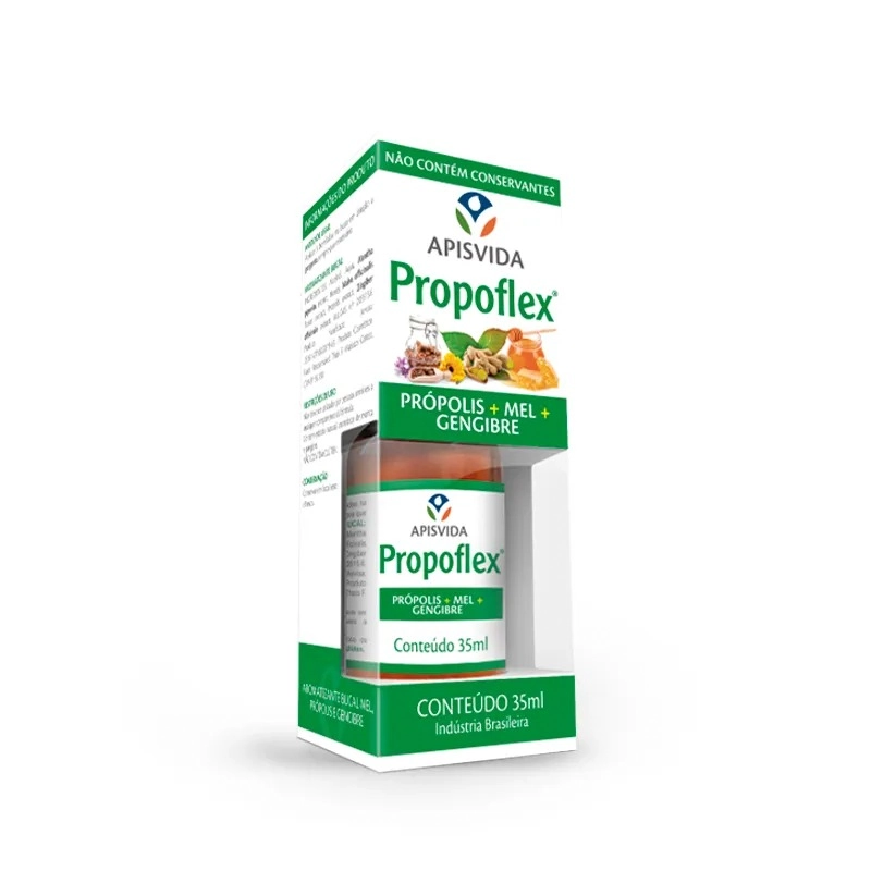 Mel Propolis E Gengibre 35 Ml Apis Vida