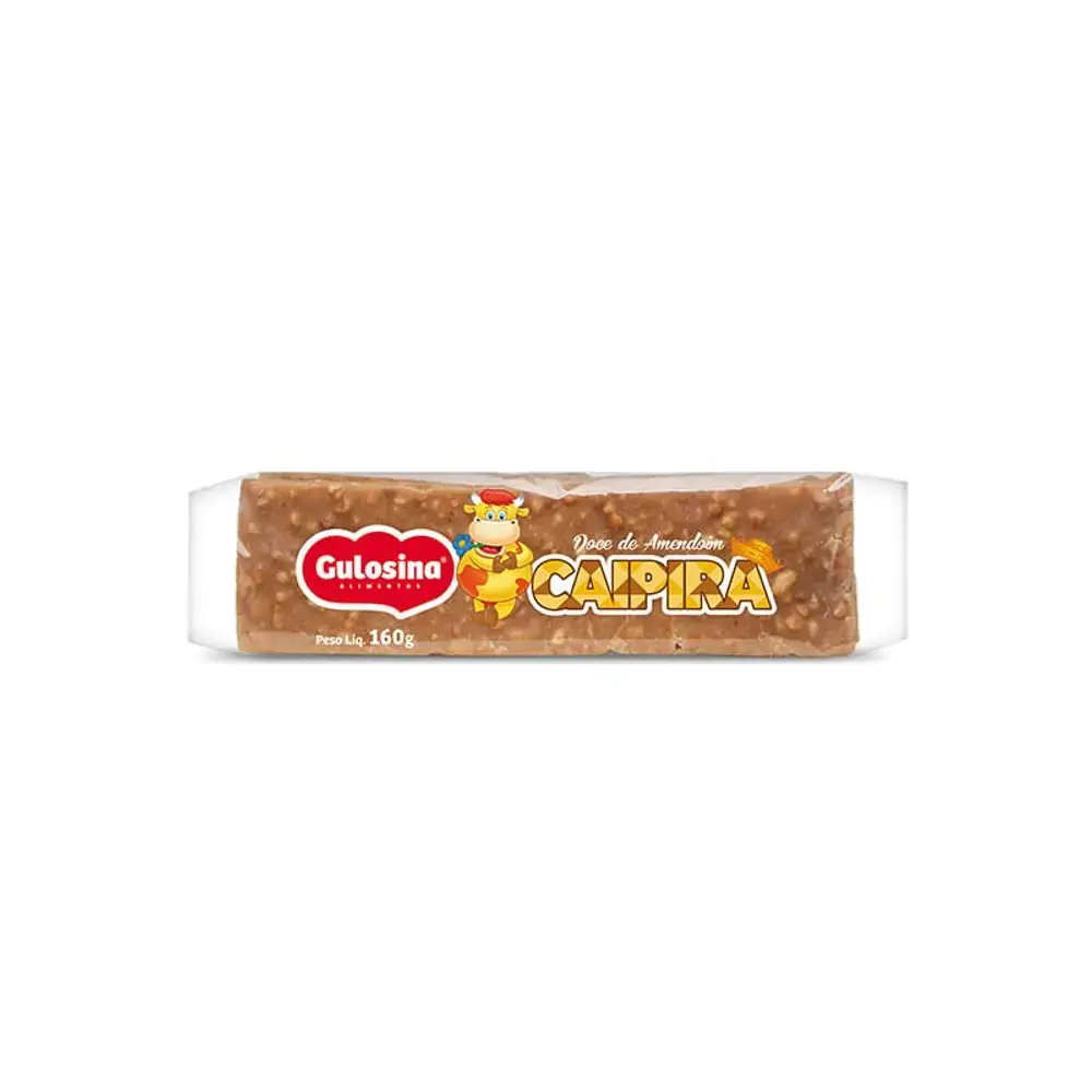 Doce Gulosina Caipira Barrinha 160g