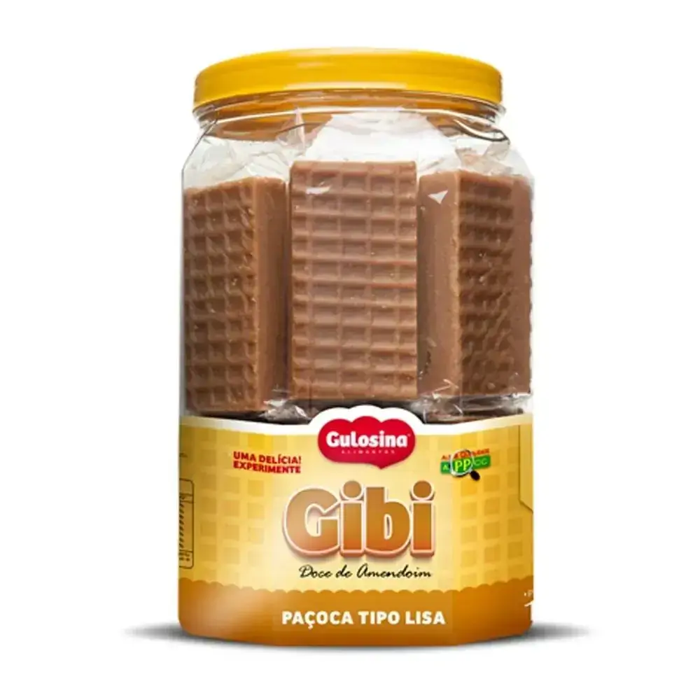 Pacoca Lisa Gulosina 1,1kg Gibi