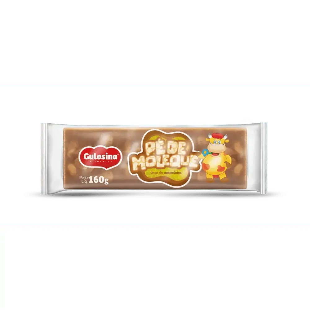 Tablete Pe Moleque Gulosina 160gr