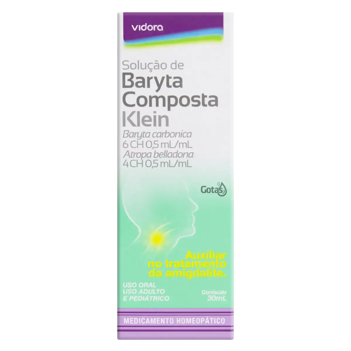 Baryta Composta Vidora Caixa 30ml Gotas
