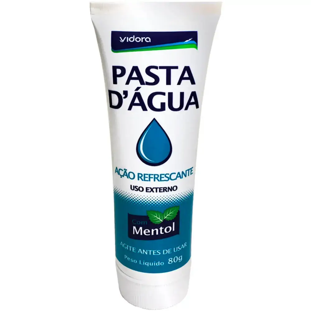 Pasta D´agua Com Mentol 80 G Vidora