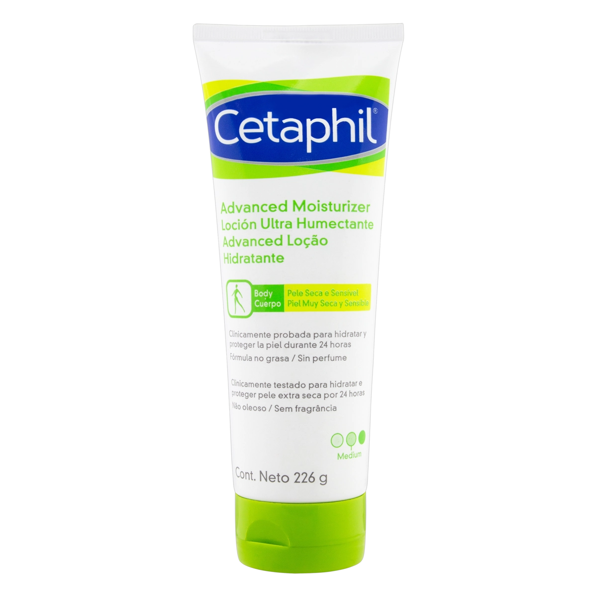Loção Hidratante Advanced Moisturizer Sem Perfume Cetaphil Bisnaga 226g