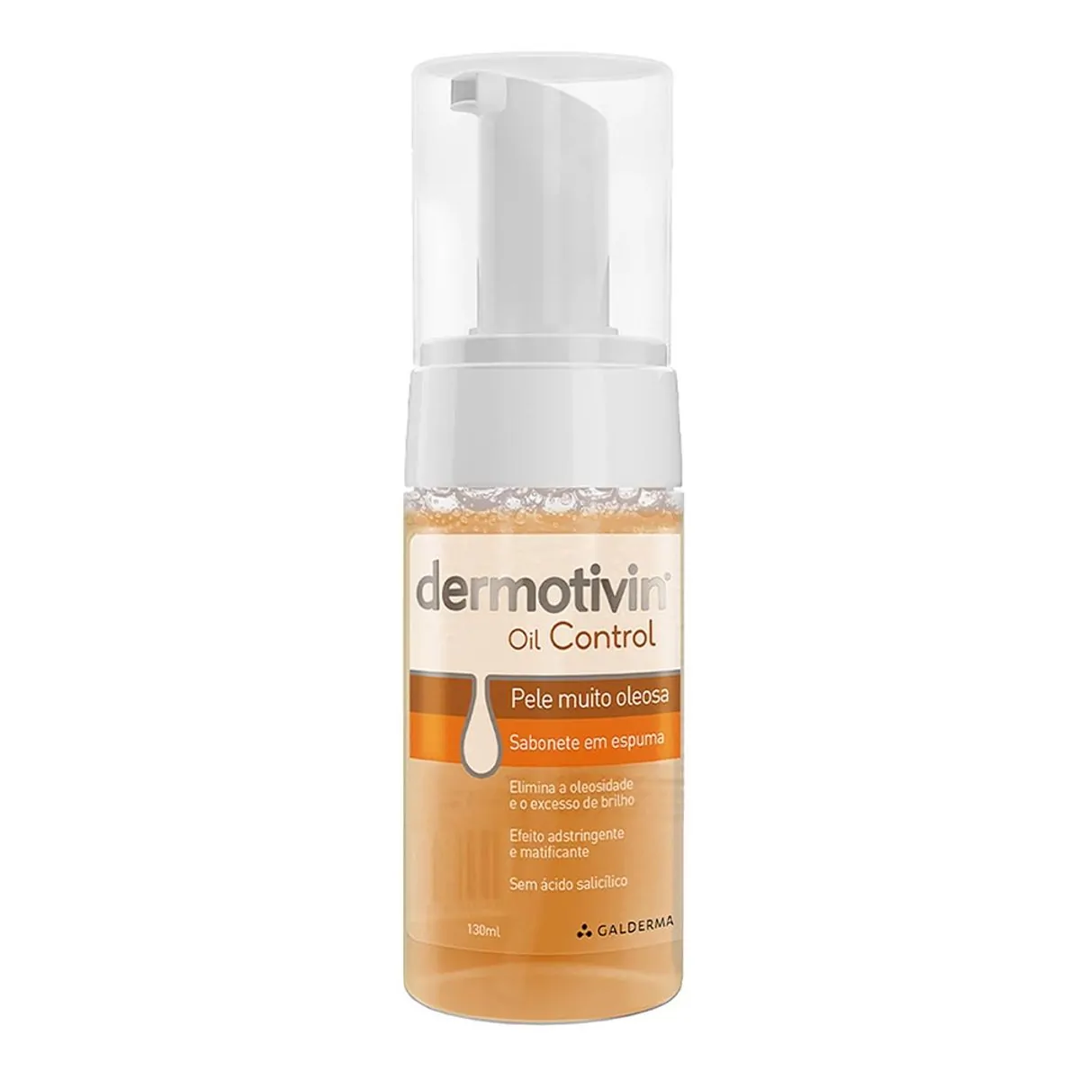 Sabonete Espuma Dermotivin Control Frasco 130ml