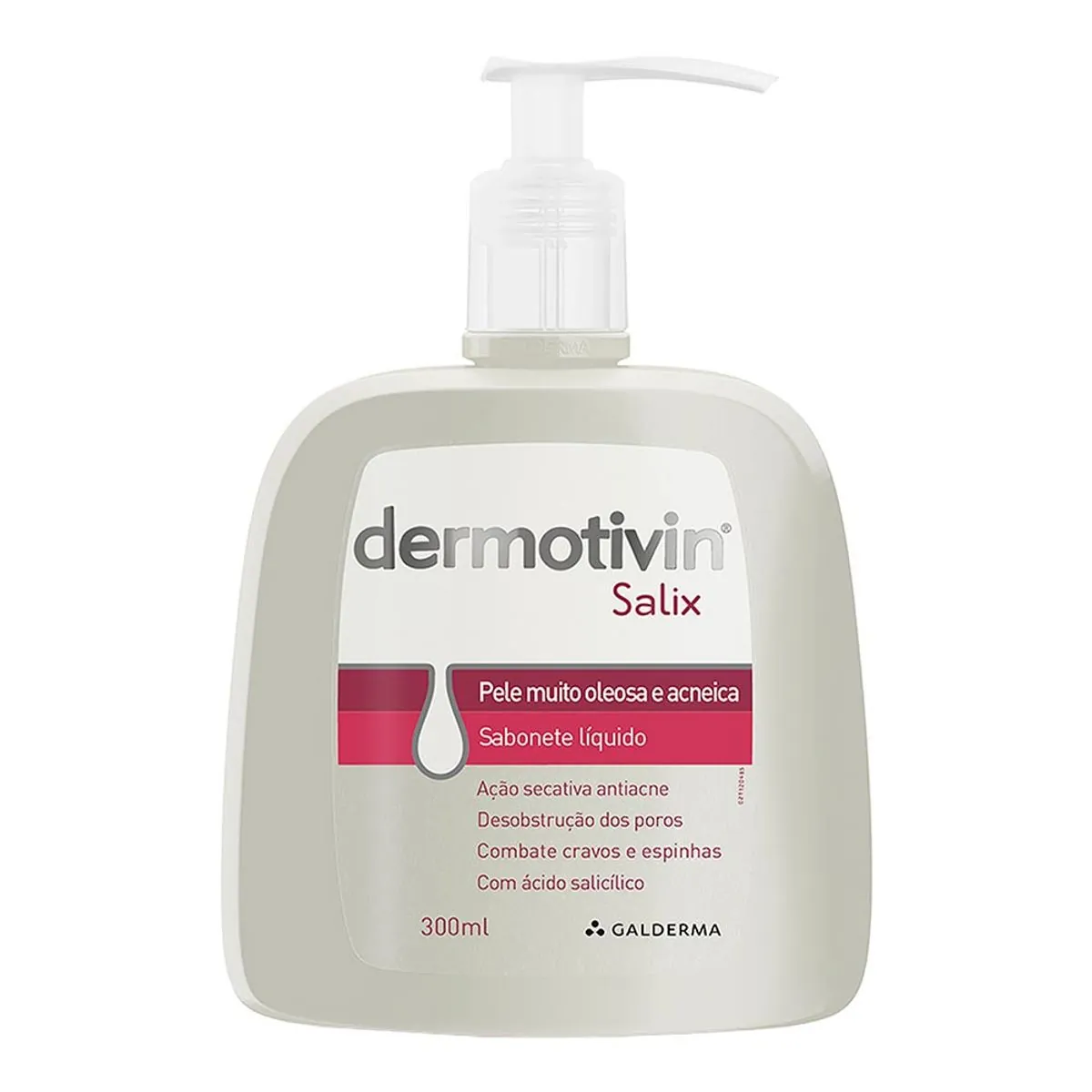 Sabonete Líquido Antiacne Dermotivin Salix Frasco 300ml
