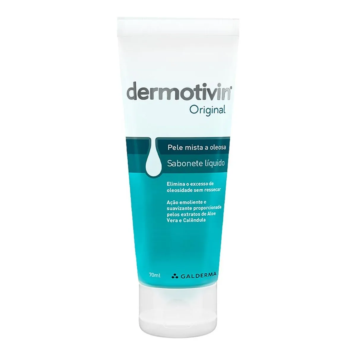 Sabonete Líquido Dermotivin Original Bisnaga 70ml