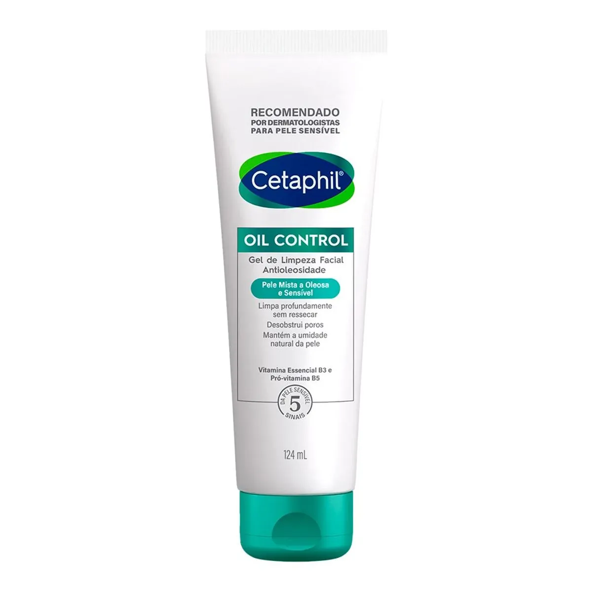 Gel De Limpeza Facial Antioleosidade Cetaphil Oil Control Bisnaga 124ml