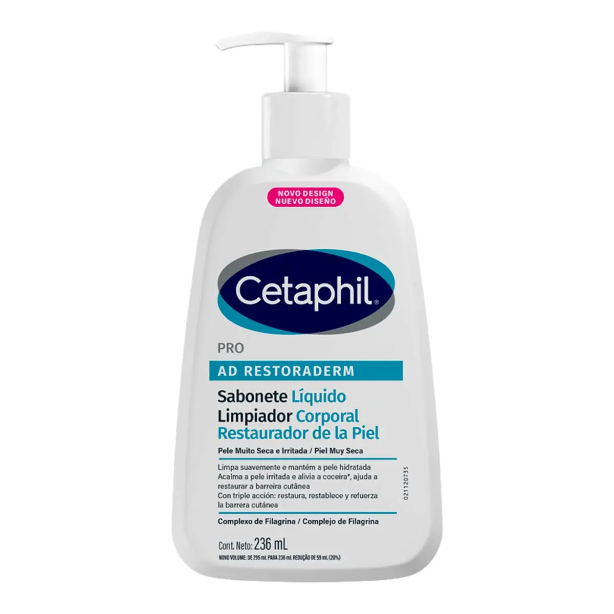 Sabonete Liquido Pro Ad Restoraderm 236ml