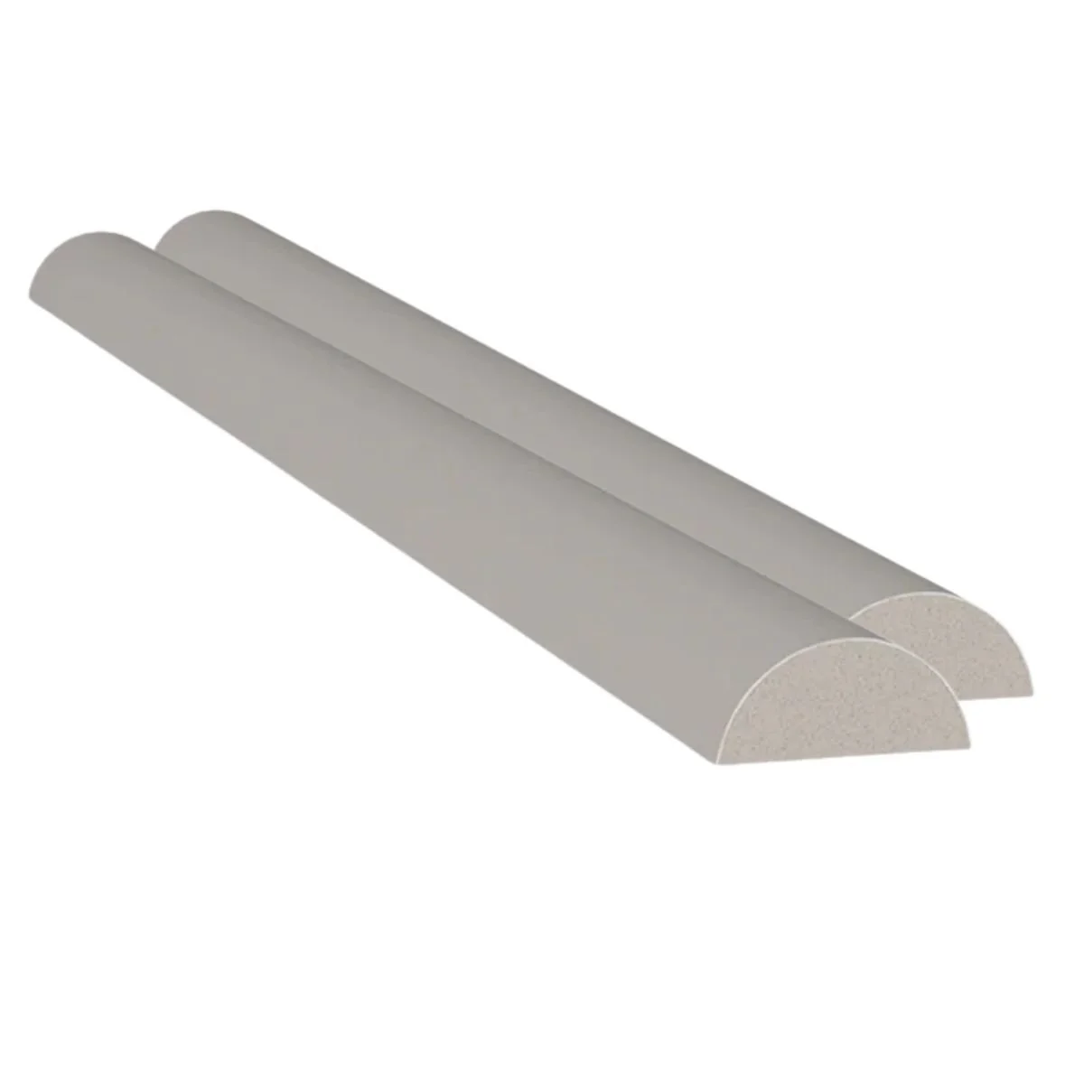 Meia Curva Poliestireno 599 Cinza Glacial Santa Luzia (2uni) - 2,8mx3,7cm