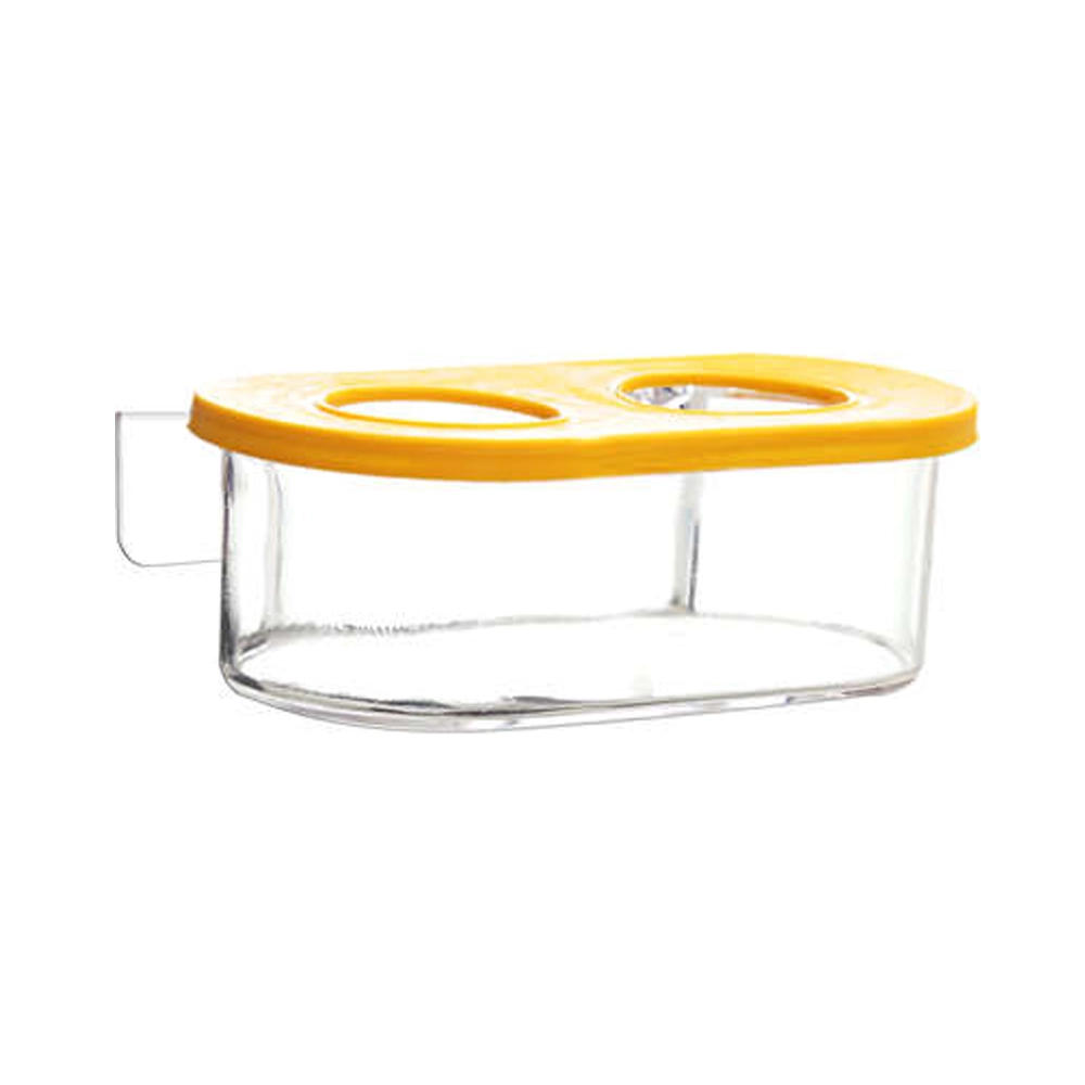 Comedouro Oval 2 Furos Pq Mr Pet