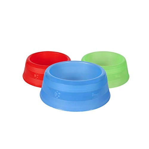 Comedouro Mr. Pet Luxo Cães Filhotes Azul
