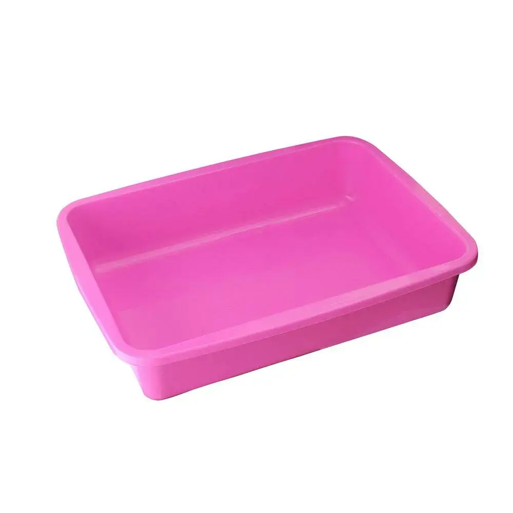 Bandeja Higiênica Média Mr Pet Para Gatos Rosa
