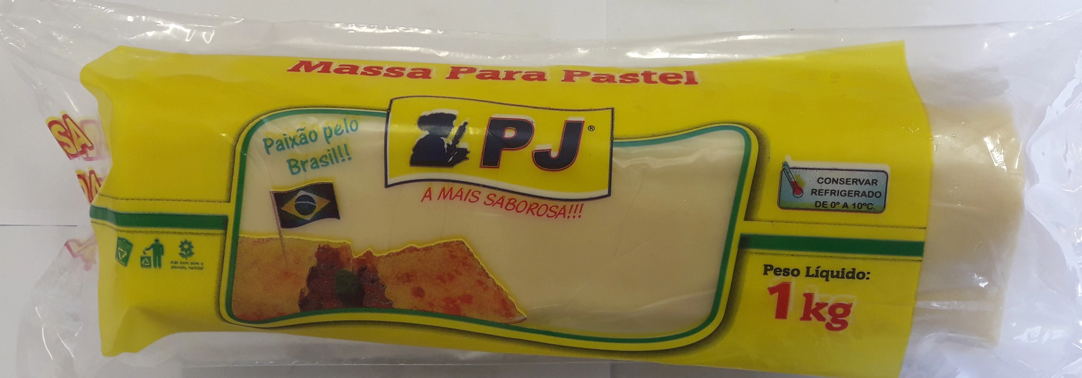 Massa Pj Pastel Rolo 1kg