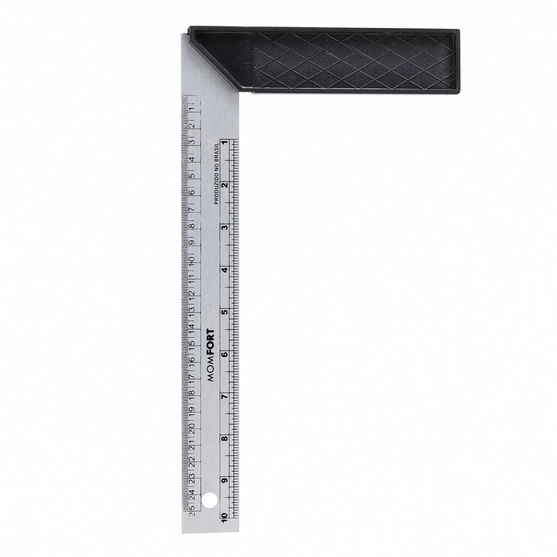 Esquadro com cabo PVC 10   (25cm) Momfort