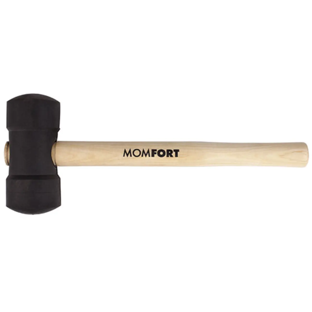Martelo De Borracha 80 Mm Preto Momfort