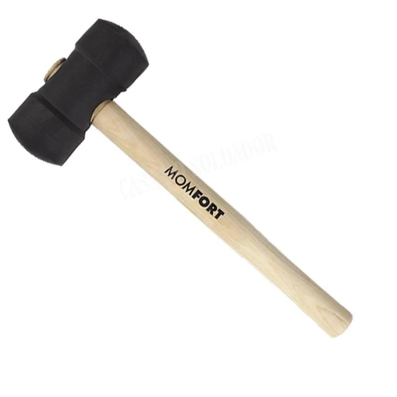 Martelo De Borracha 40 Mm Preto Momfort