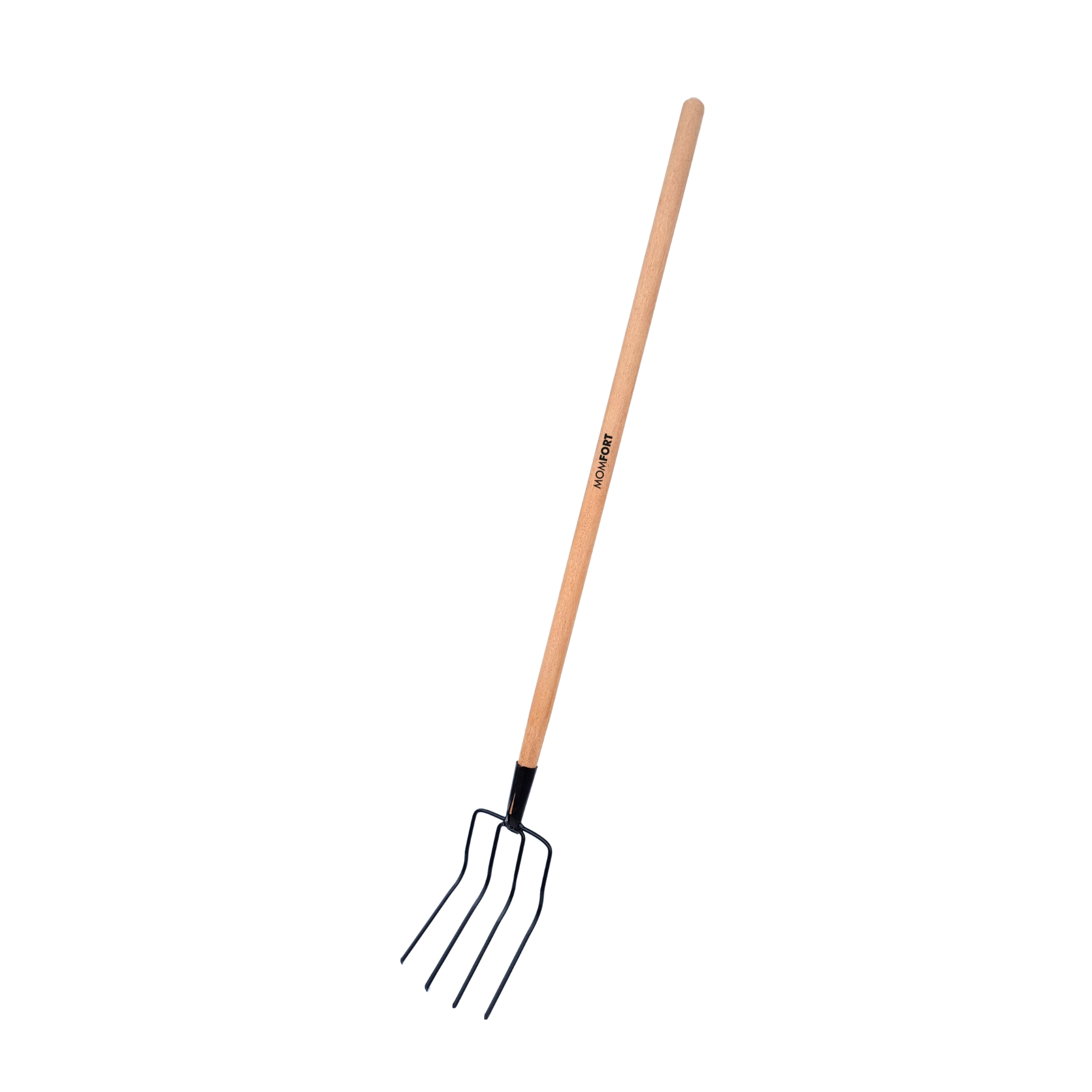 Forcado-reto Metal com Cabo Madeira 13x18x150cm Momfort