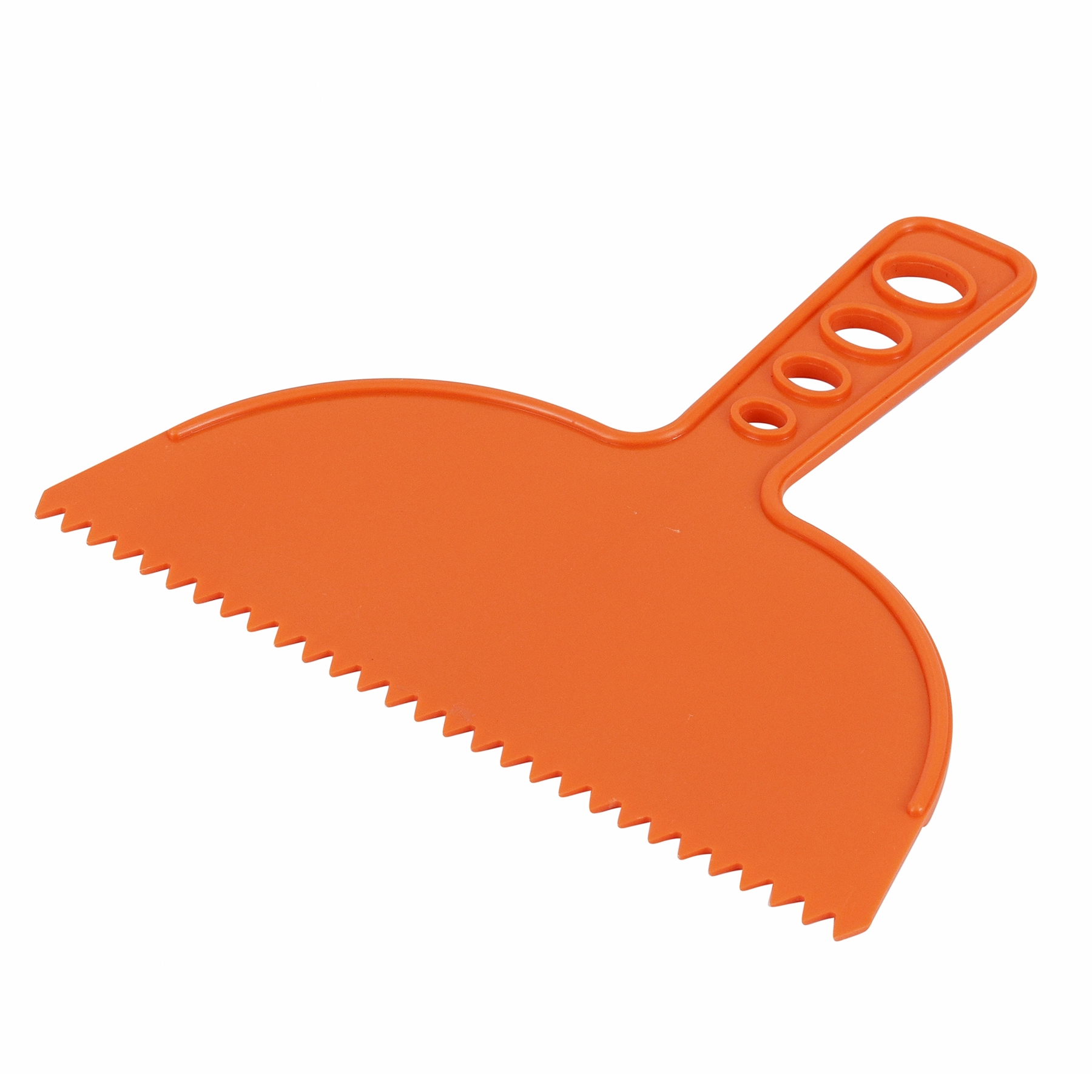 Espátula de PVC 200mm Dentada Momfort