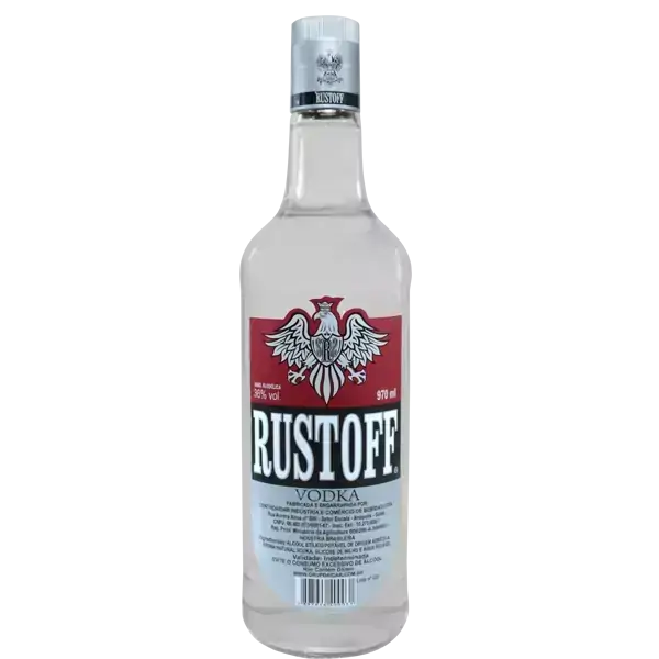 Vodka Rustoff Cristal 970ml