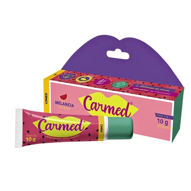 Hidratante Labial Carmed Sabor Melancia 10g