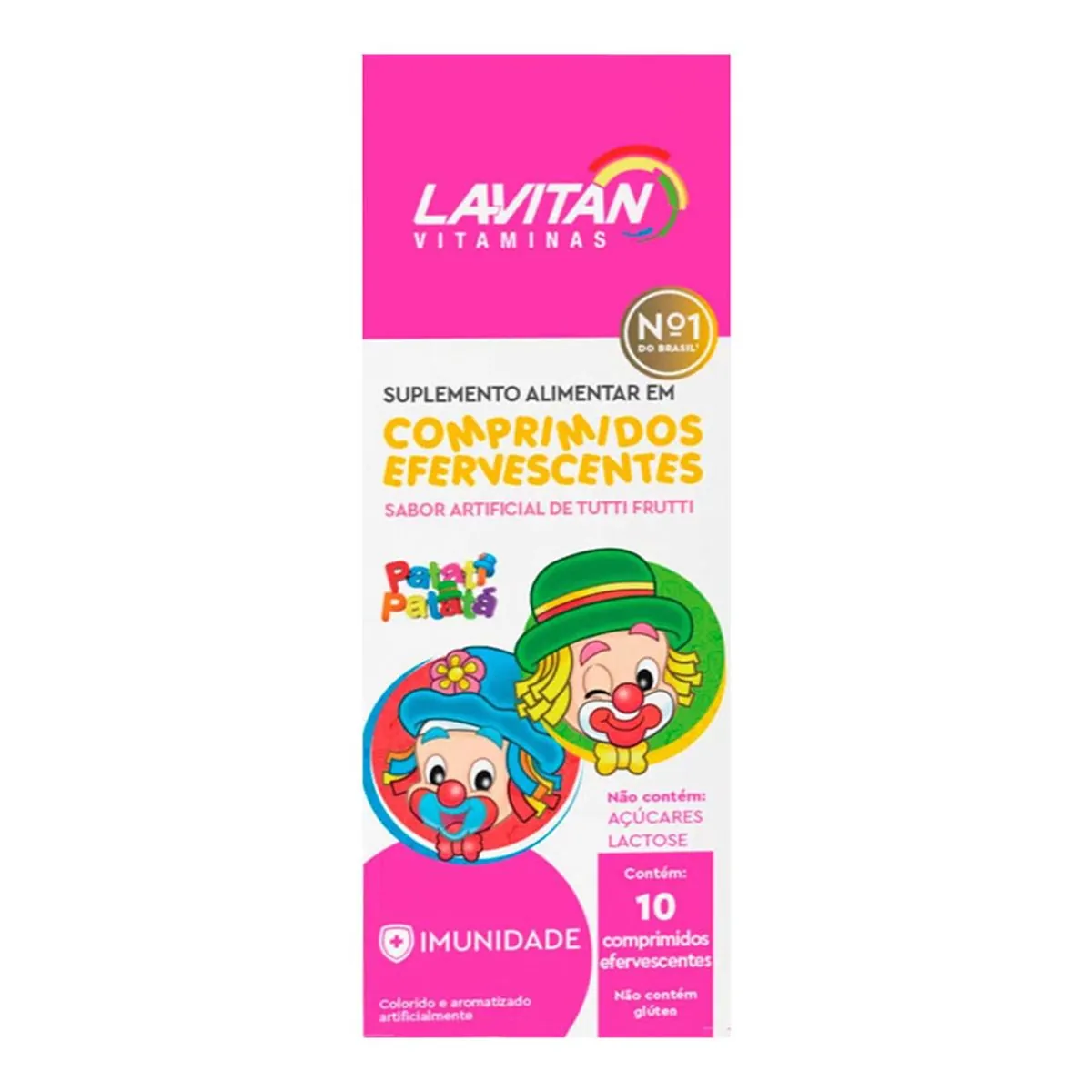 Lavitan Kids Comprimidos efervescentes Sabor Tutti Fruti