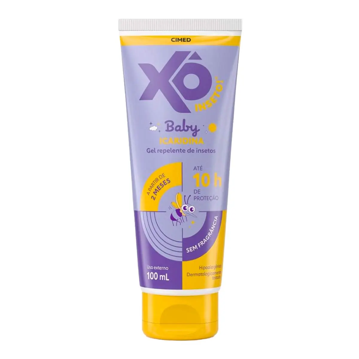 Repelente Infantil Gel Sem Perfume Xô Inseto Baby Frasco 100ml