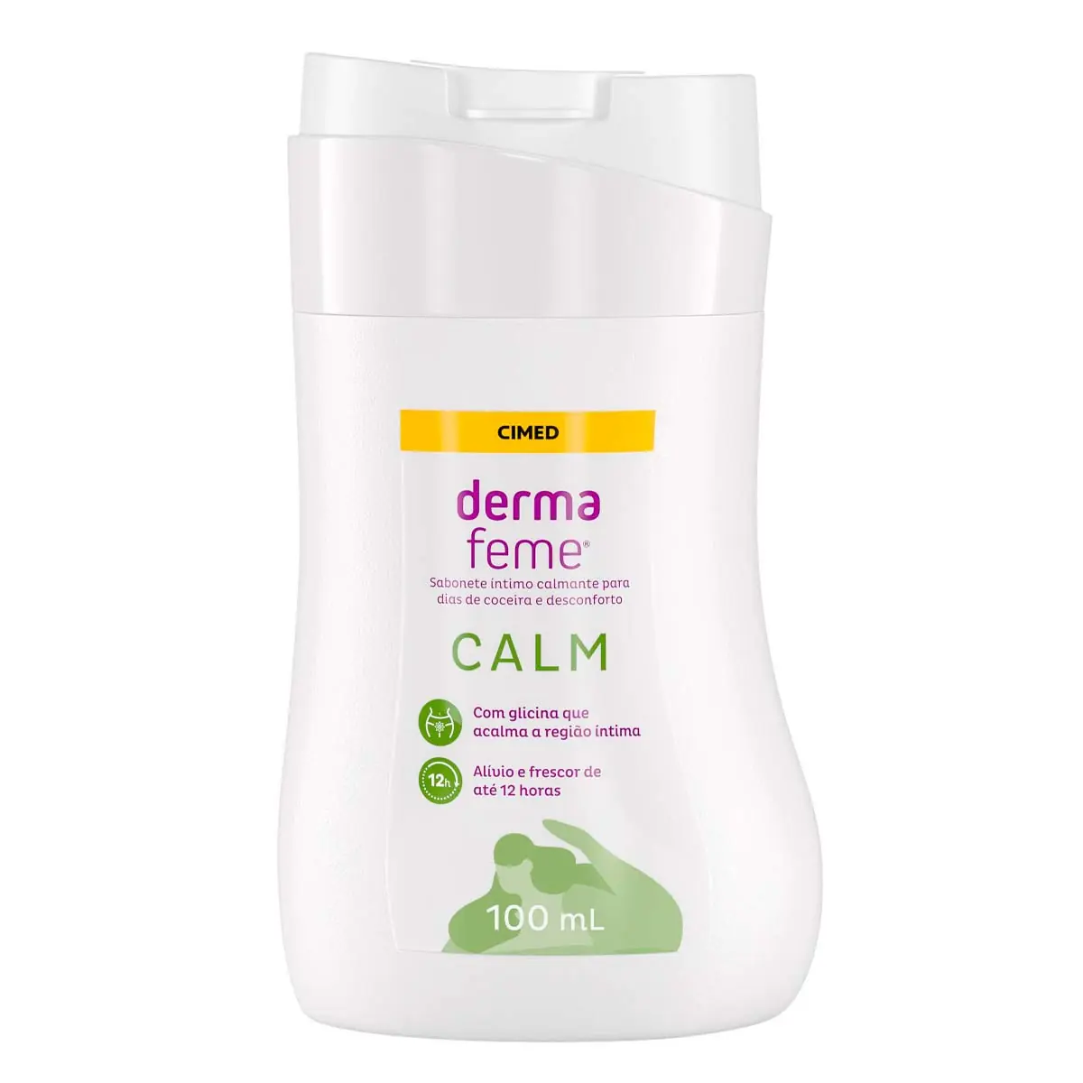 Sabonete Líquido íntimo Calm Dermafeme Caixa 100ml