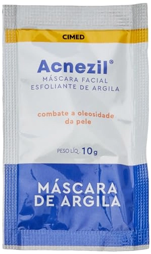 Máscara Facial Esfoliante Argila Acnezil 10g