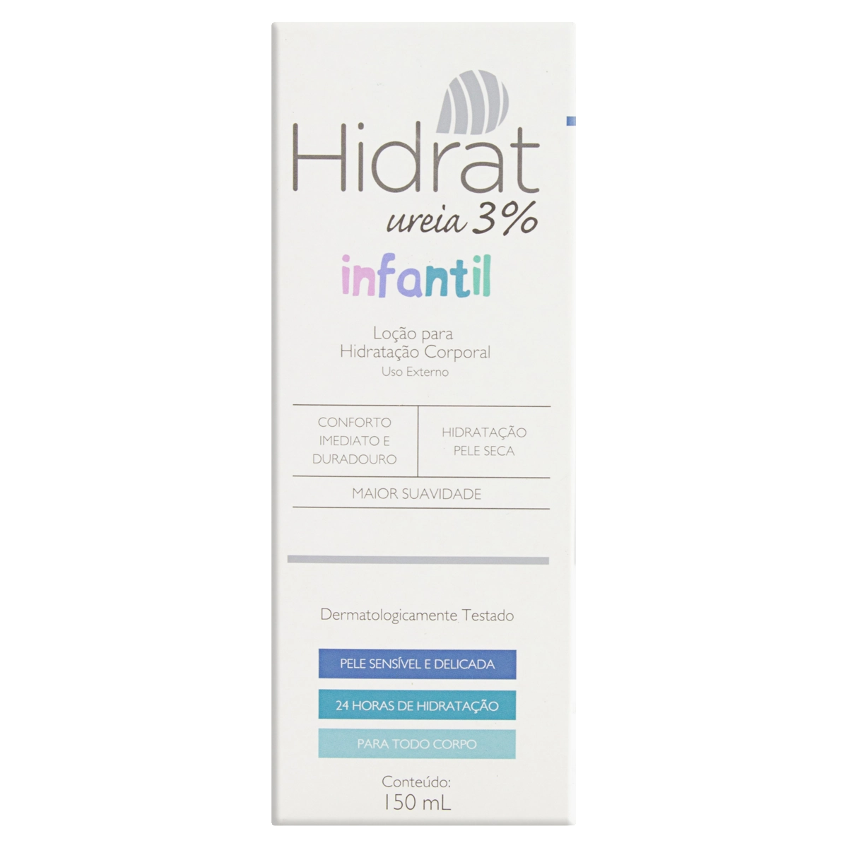 Loção Corporal Infantil Hidratante Ureia 3 Hidrat Caixa 150ml