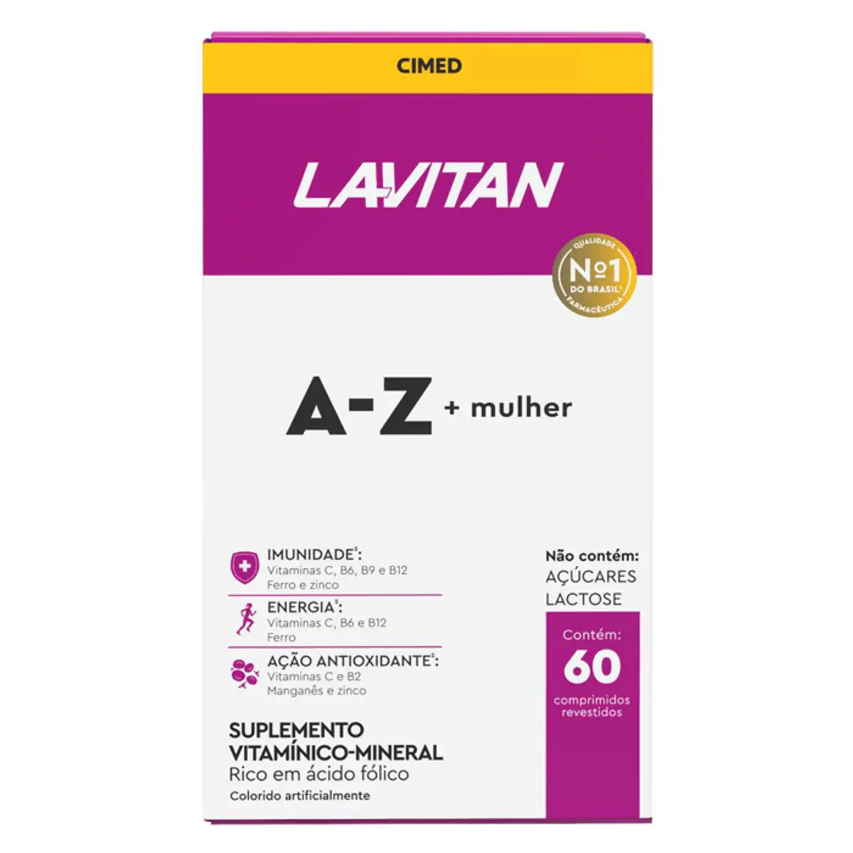 Suplemento Alimentar Lavitan A-Z Mulher 60 Comprimidos
