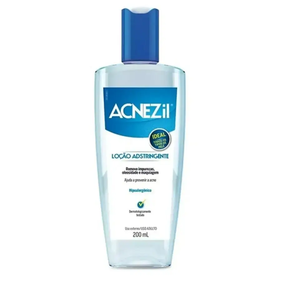 Adstringente Acnezil Loção Todos Os Tipos De Pele 200ml