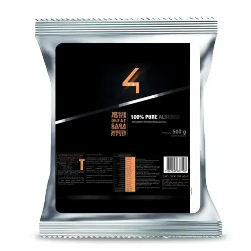 Pure Albumina Sem Sabor 500g 4 Fuel