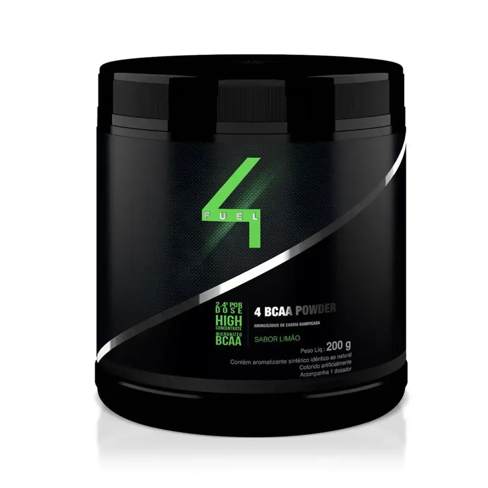 4 Bcaa Powder Morango 200g 4 Fuel