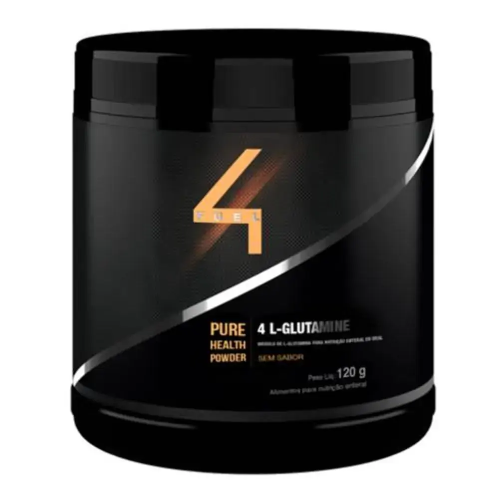 4 L Glutamine Sem Sabor 120g 4 Fuel