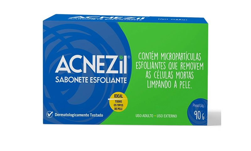 Acnezil Sabonete 90gr Esfoliante Cimed